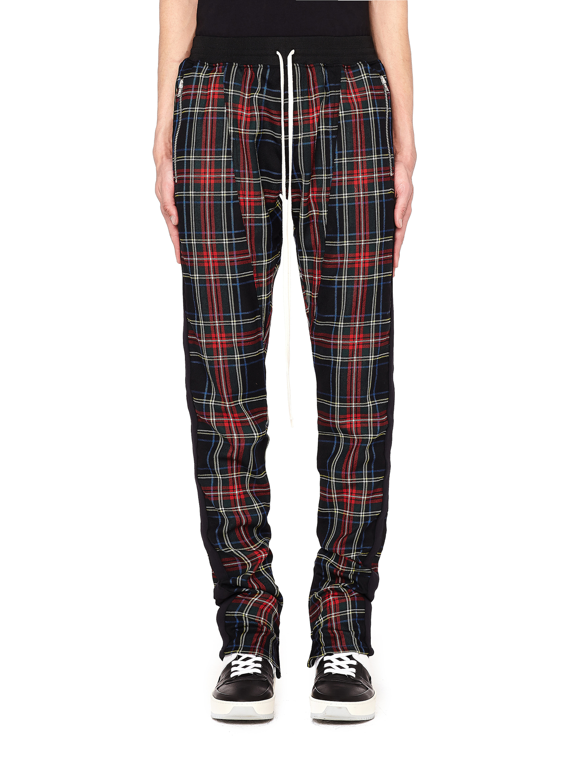 Fear of God Tartan Plaid Drawstring Sweat Pants Multicolor on Garmentory