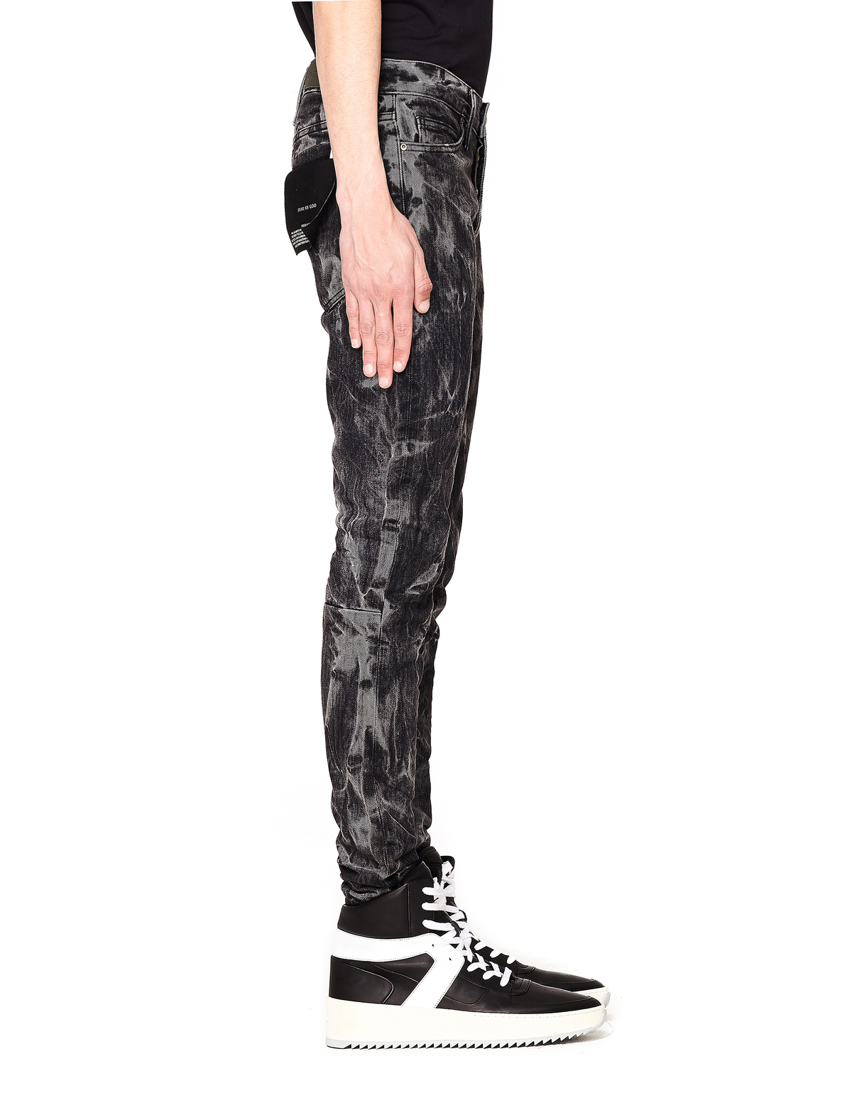 Fear of God Selvedge Denim Holy Water Jeans - Black | Garmentory