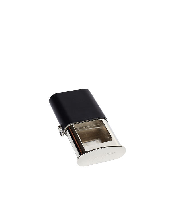 Yohji Yamamoto Leather Trimmed Ashtray - Silver | Garmentory