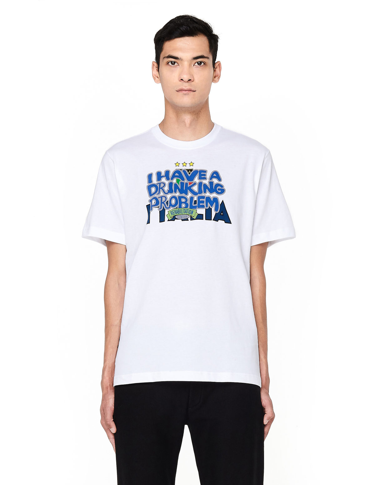 Vetements Women's Italy Tourist Cotton Tee | Garmentory