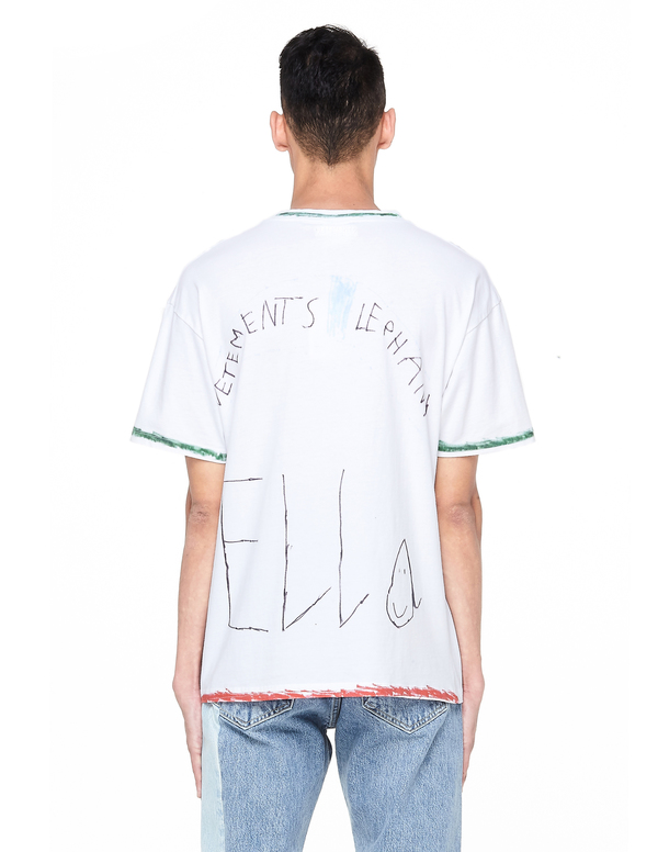 Vetements Elephant Cotton T-shirt - White | Garmentory