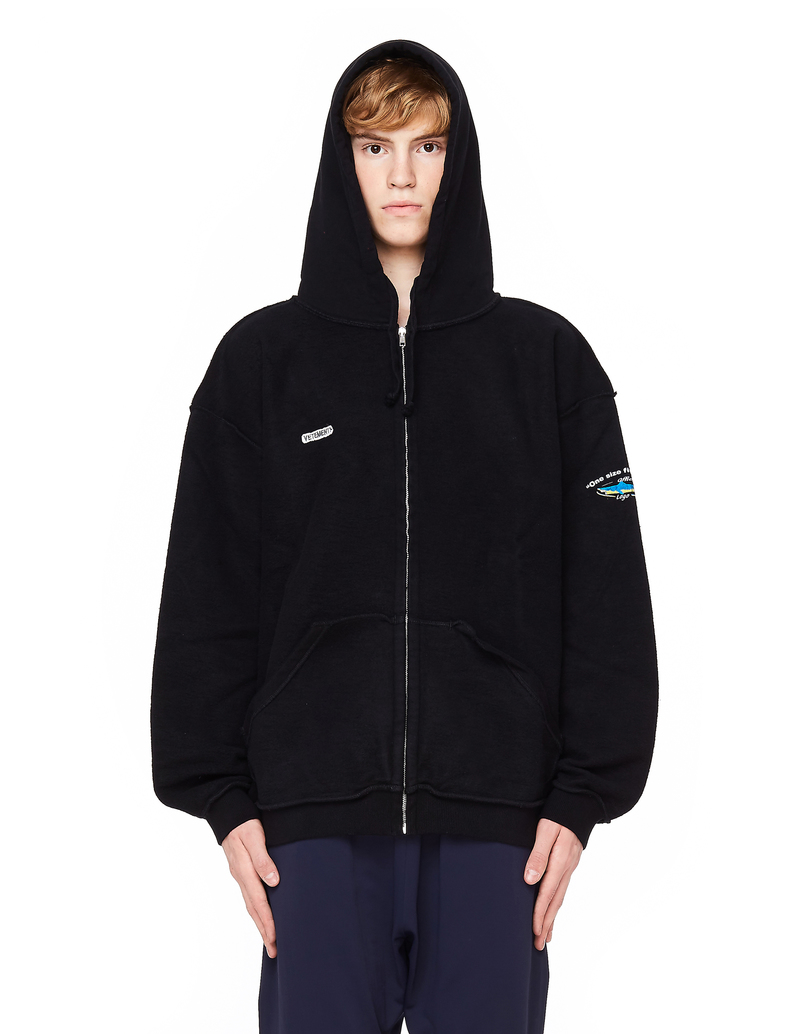 Zip Hoodie Vetements Inside Out Sweatshirt Vetements Inside-out