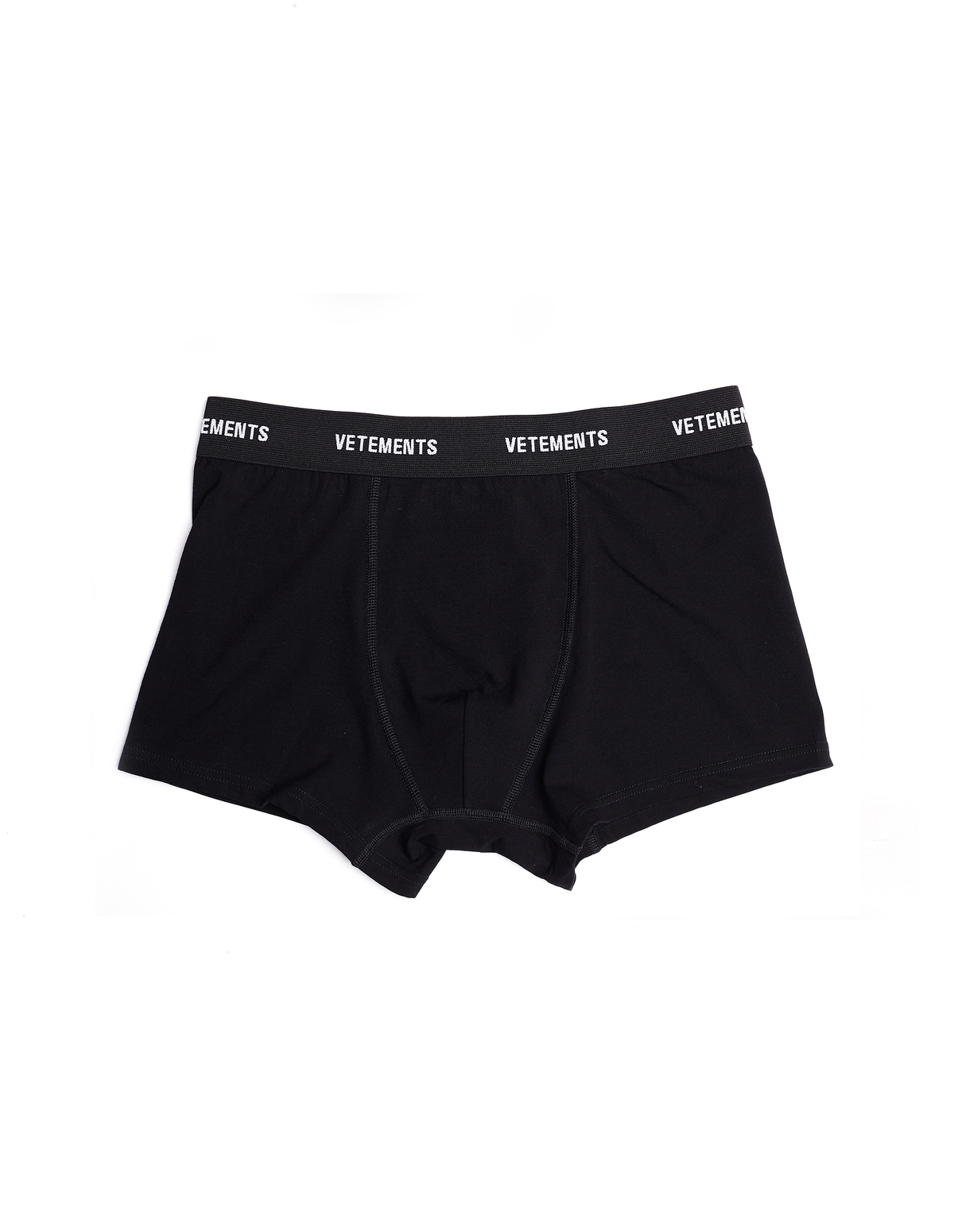 Vetements Logo Cotton Boxers - Black | Garmentory