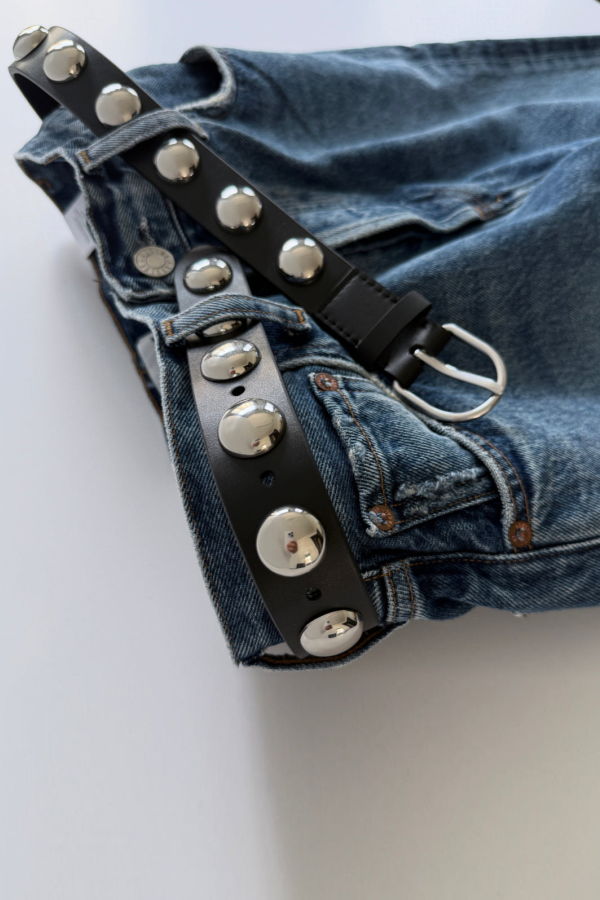 Loeffler Randall Issa Dome Studded Belt