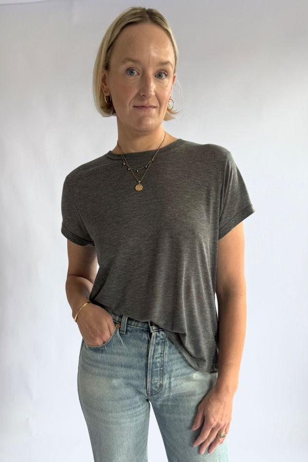 AGOLDE Long Line Adine Tee