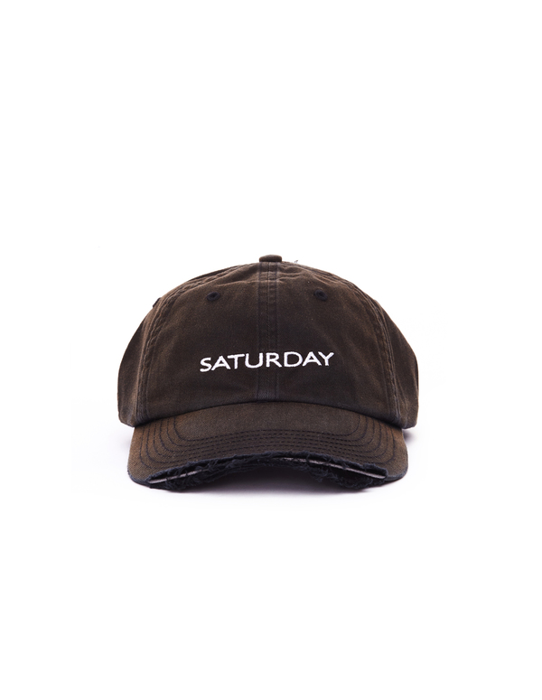 Vetements Saturday Distorted Cap - Dark Brown | Garmentory