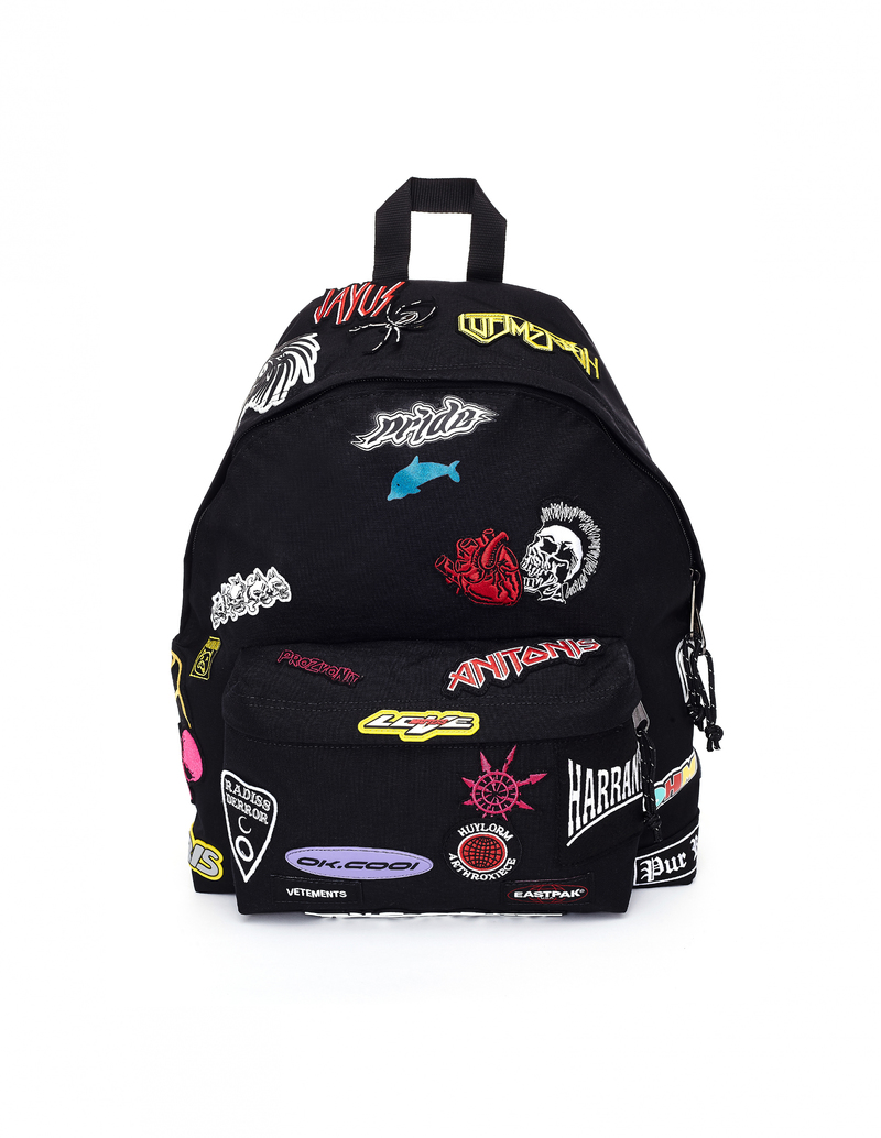 Vetements x Eastpak Sticker Patch Backpack | Garmentory