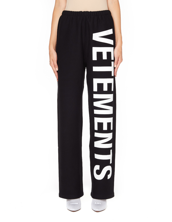 VETEMENTS WE64KN900BWBLACKWHITE 関税送料込 Vetements-Black-Cotton-