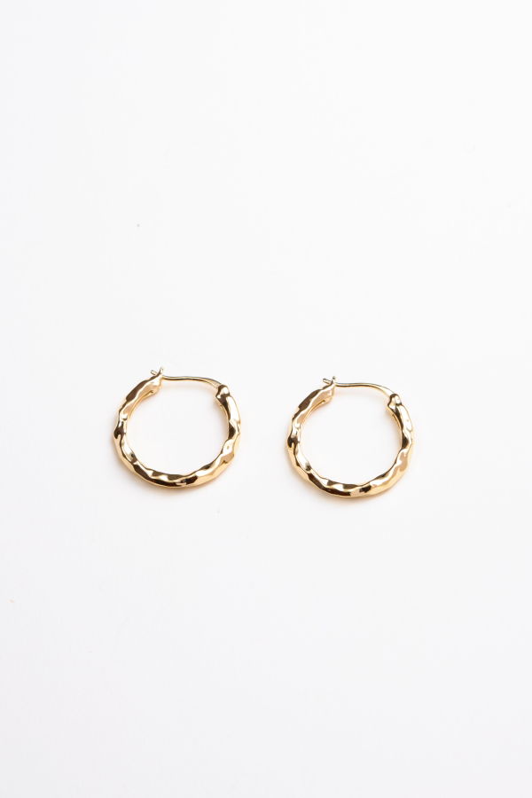 Their Studios Elliot Textured Hoops