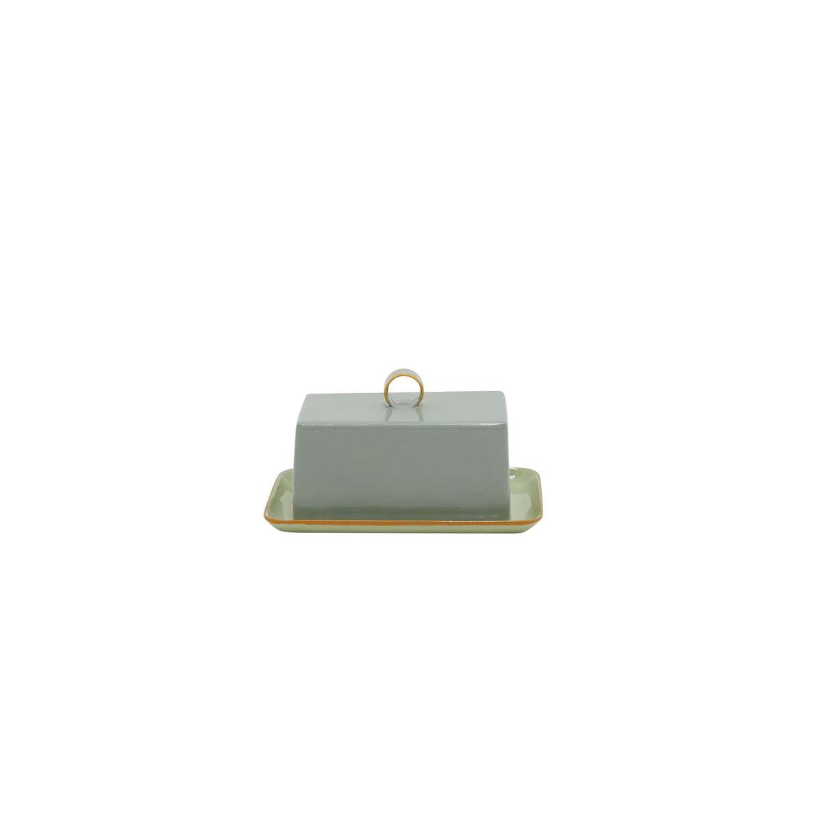Be Home Harlow Bright Butter Dish - Image 1 of 4