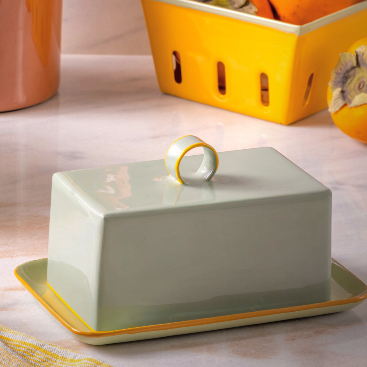 Be Home Harlow Bright Butter Dish - Image 2 of 4