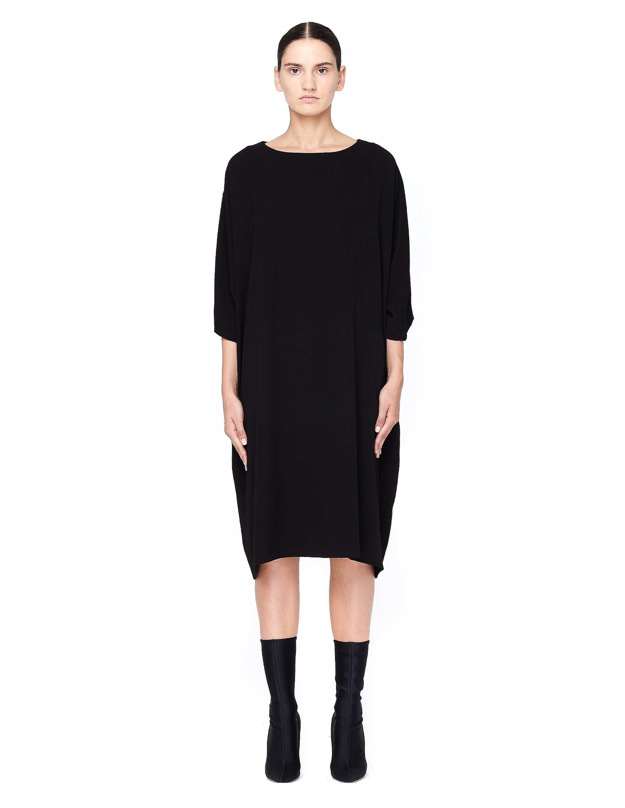 open lace back dress Roman Originals Slouch Cocoon Dress with Pockets for Women UK Ladies  Stretch Jersey Summer Spring Casual Harem Sleeveless Oversized Relaxed  Baggy Beach Regular Curve Plus Size - Plus Blue main image 1