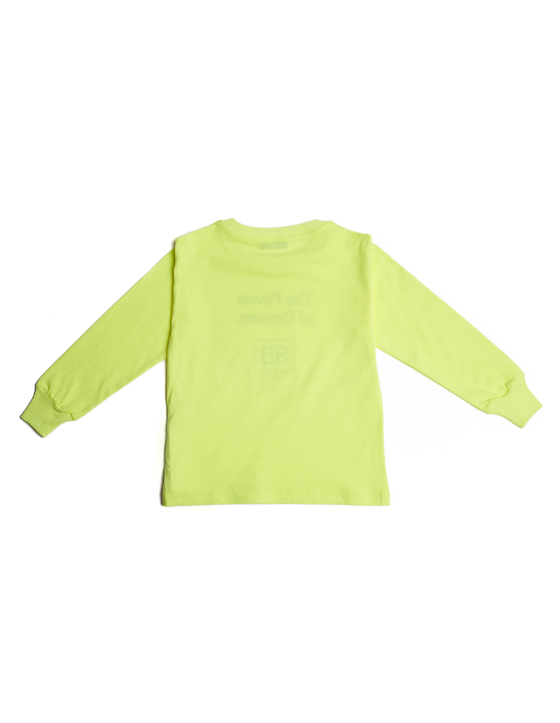 Kids Balenciaga Kids Long Sleeve T-Shirt - Yellow | Garmentory