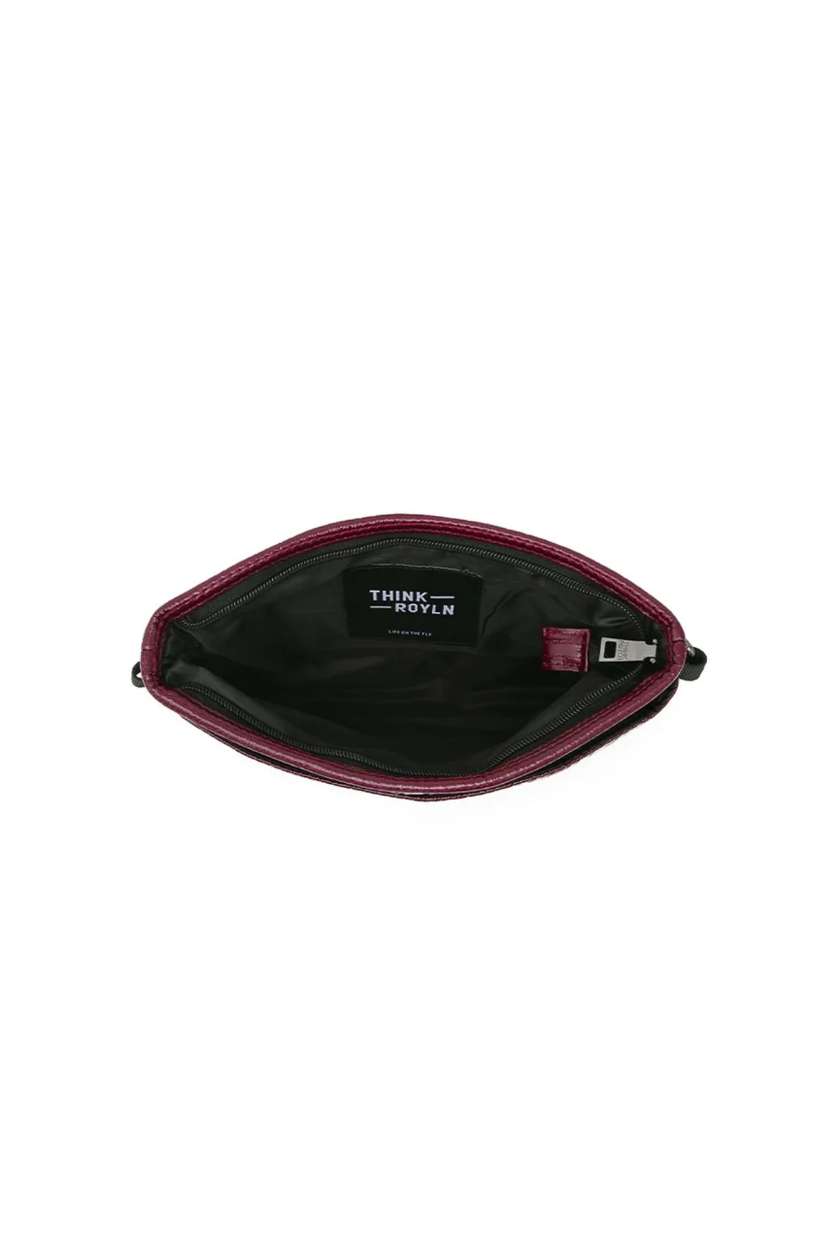 Think Royln Bum Bag 2.0 - Glossy Deep Burgundy - Image 5 of 6