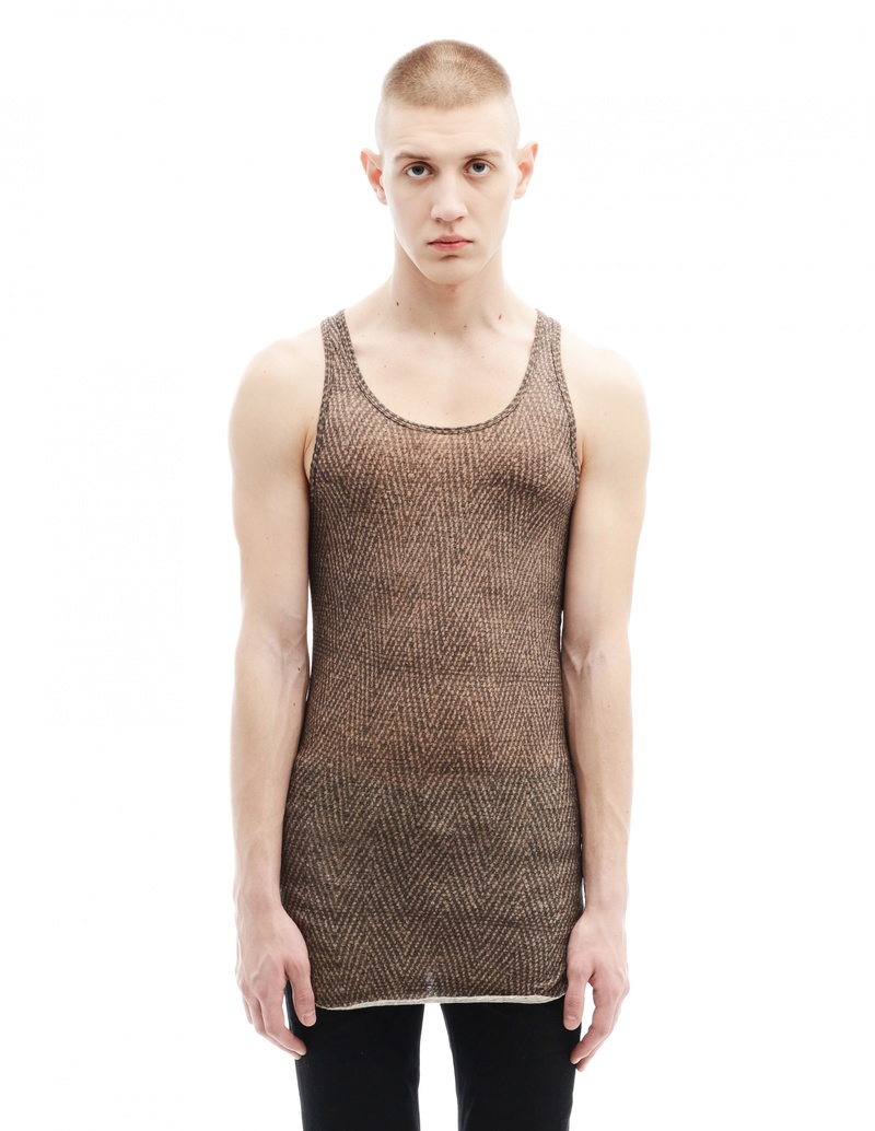 ネ*送様 if six was nine コットンリネン変形タンク3色セット If Six Was Nine Cotton Tanik Top - Brown | Garmentory