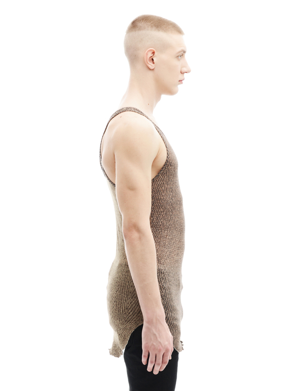 TANK-D BBKDM if six was nine モヘア タンクトップ If Six Was Nine Cotton Tanik Top - Brown | Garmentory