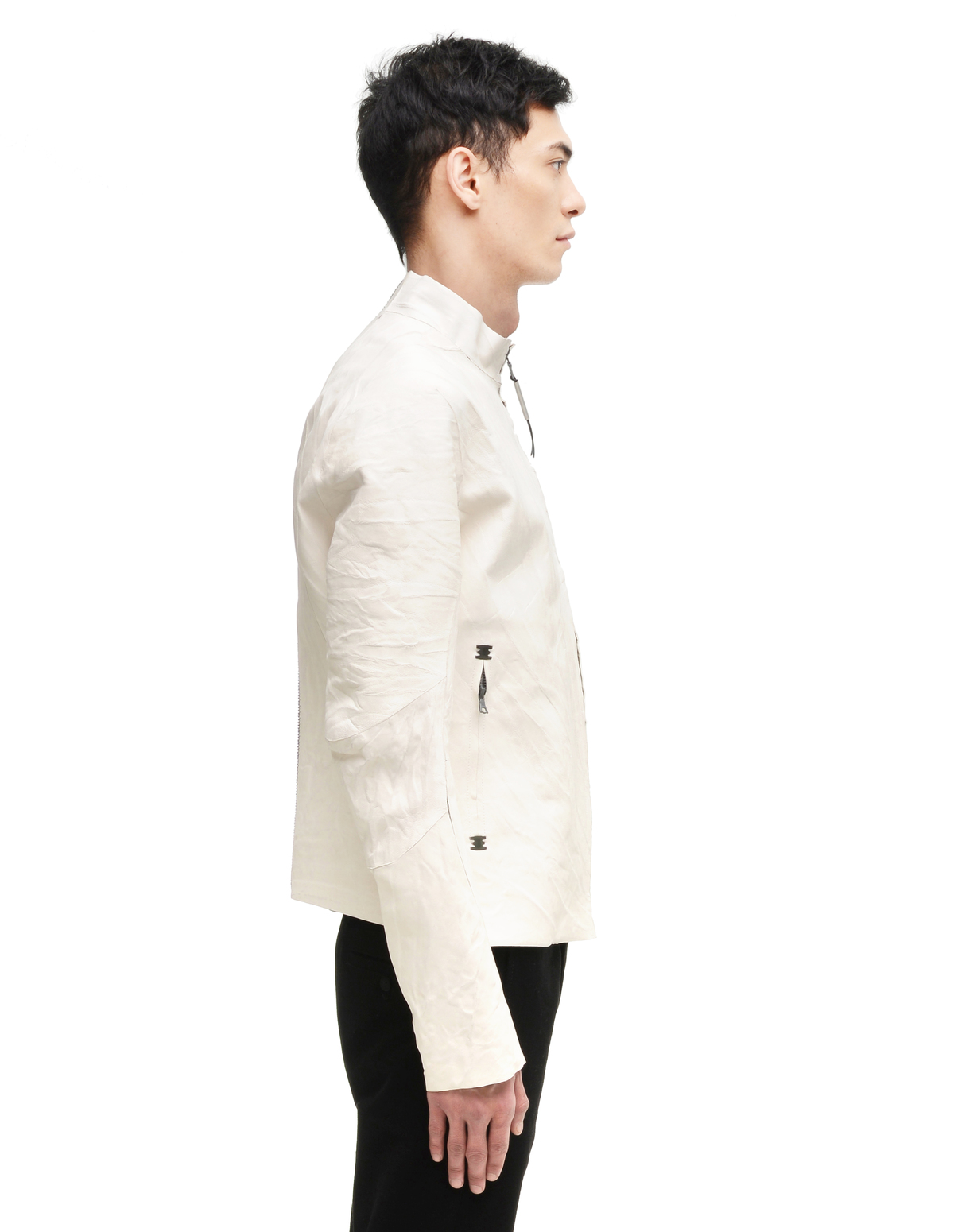 Isaac Sellam Leather Jacket - White | Garmentory