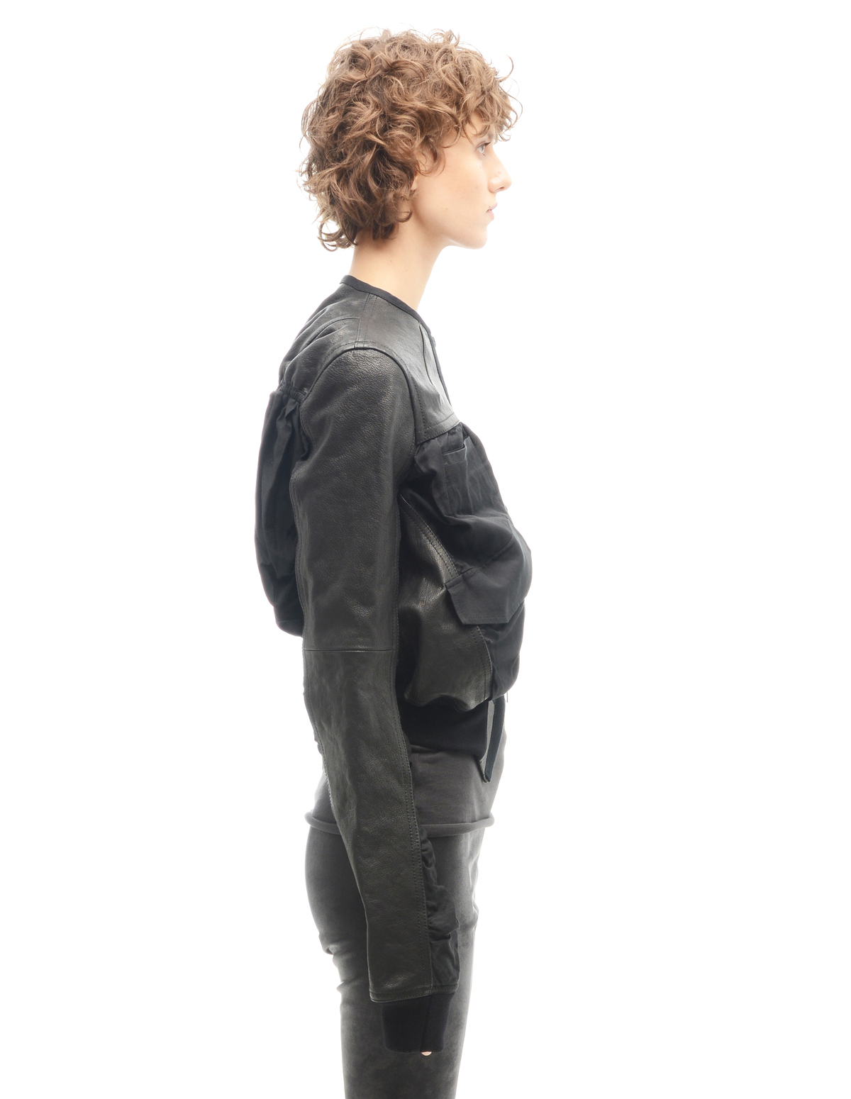 Velvet Leather Bomber Haider Ackermann Bomber Jacket 2010s Haider 