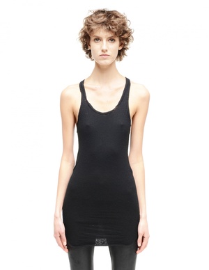 トップス ifsixwasnine : tank top If Six Was Nine Cotton Elongated Tank Top - Black | Garmentory