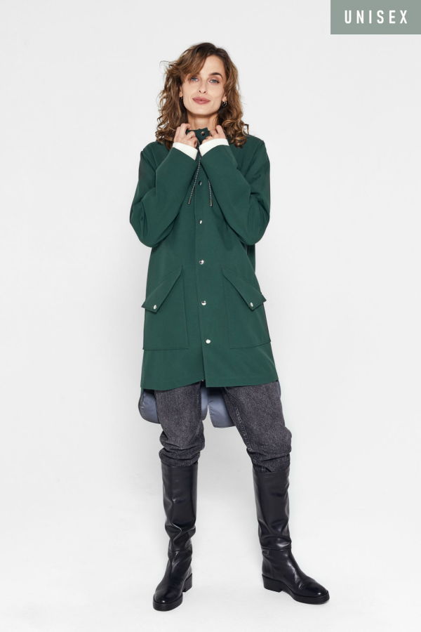 Ducktail Rainwear Green City Raincoat