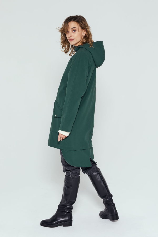 Ducktail Rainwear Green City Raincoat