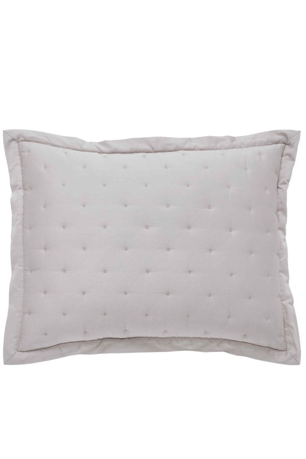 Orchids Lux Home Oscar Tufted Cotton Sateen Quilt Sham