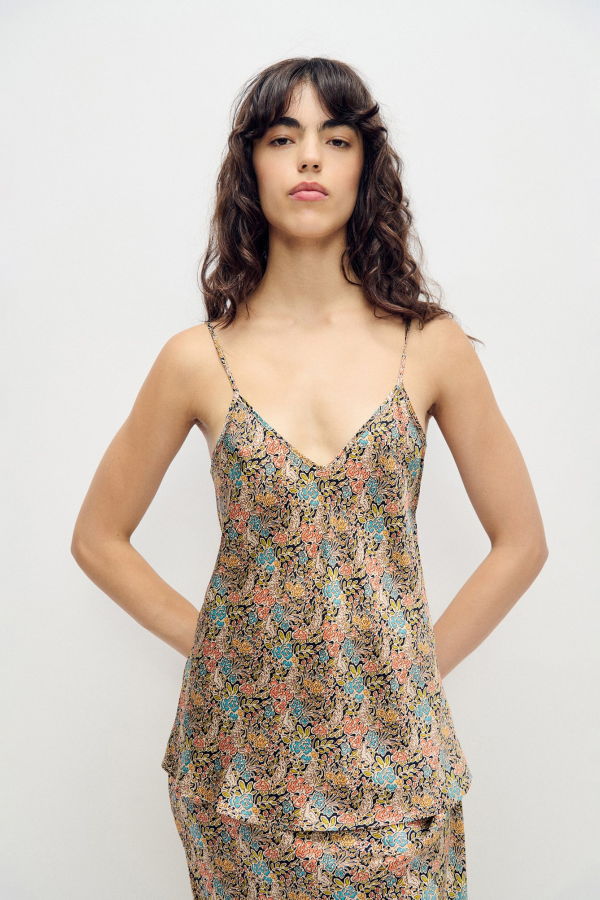 Silk Laundry Bias Cut Cami