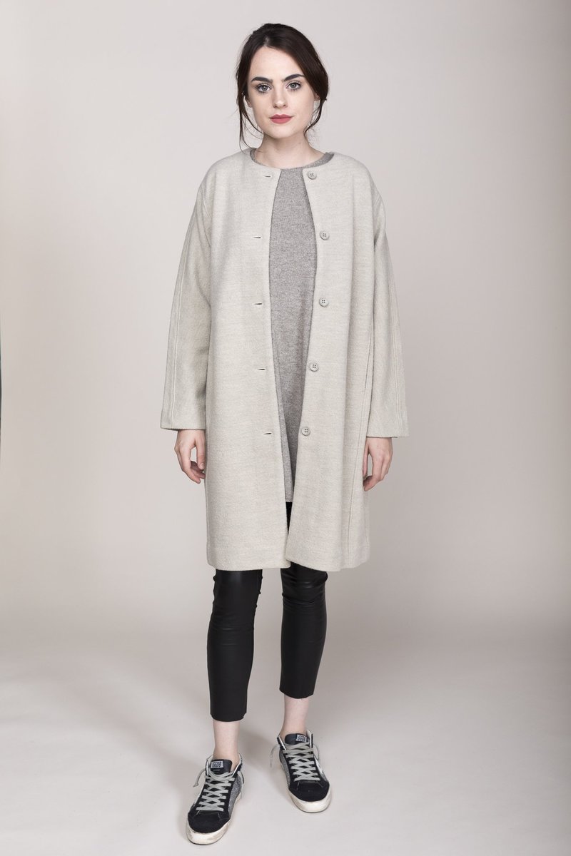 Evam Eva Press Wool Coat | Garmentory