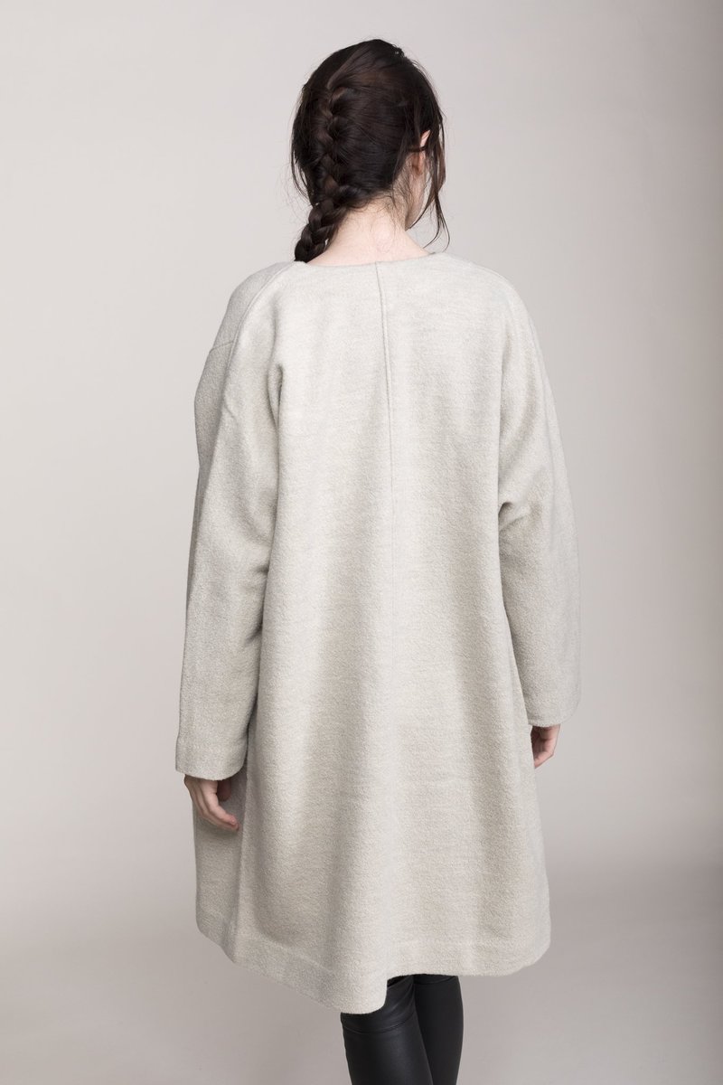 Evam Eva Press Wool Coat | Garmentory