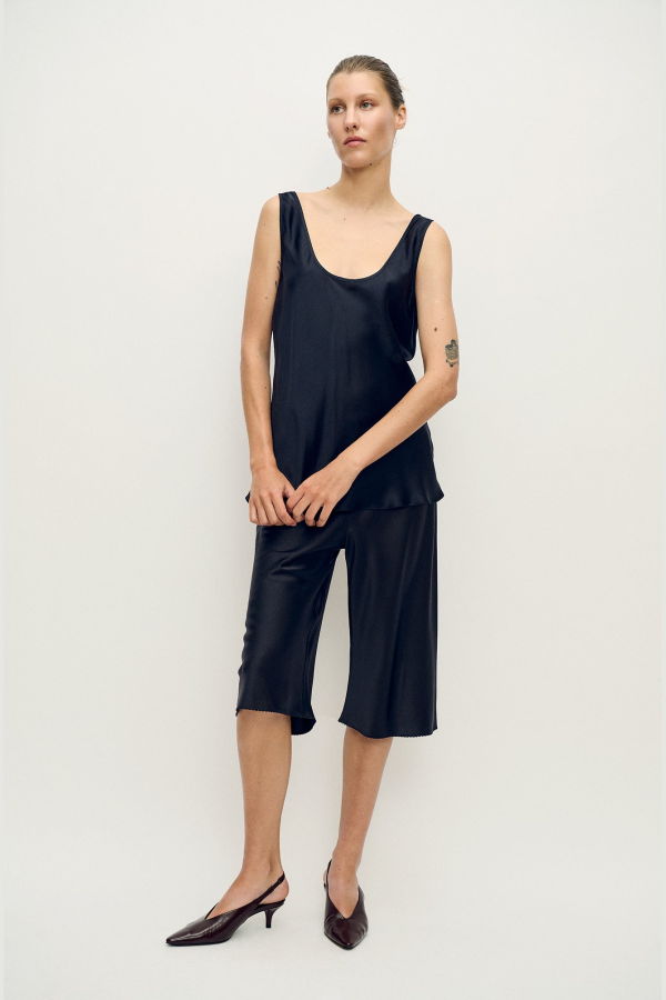 Silk Laundry Scoop Neck Tank