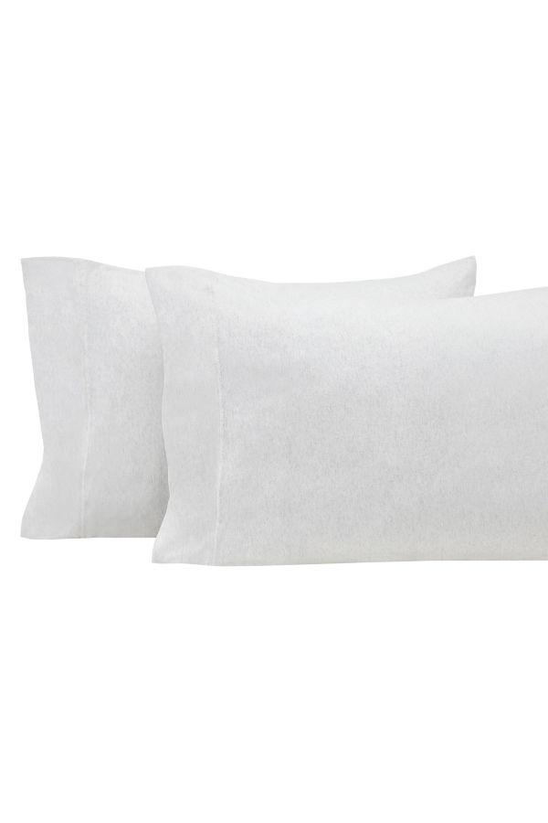 Orchids Lux Home S/2 Halston Cotton Melange Jersey Pillowcase