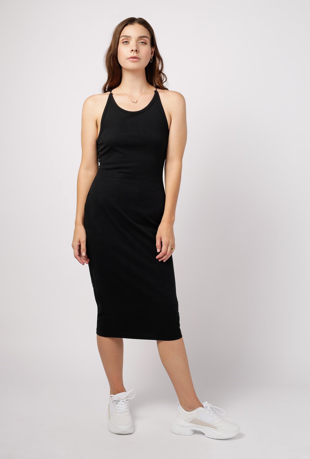 T By Alexander Wang High Twist Midi Dress | Garmentory T By Alexander Wang High Twist Midi Dress | Garmentory