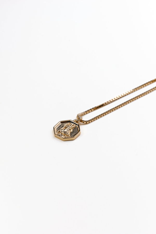 Their Studios St. Christopher Octagon Necklace