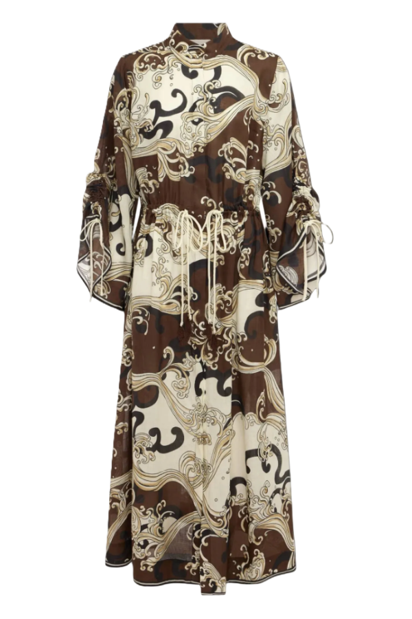 ALÉMAIS Otis Shirtdress - Chocolate
