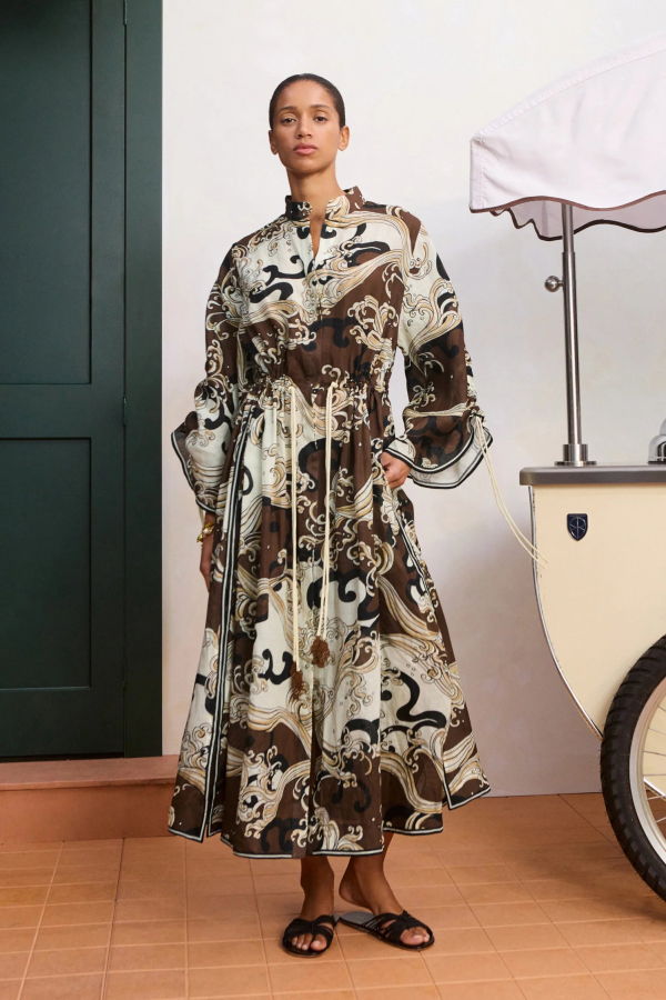 ALÉMAIS Otis Shirtdress - Chocolate