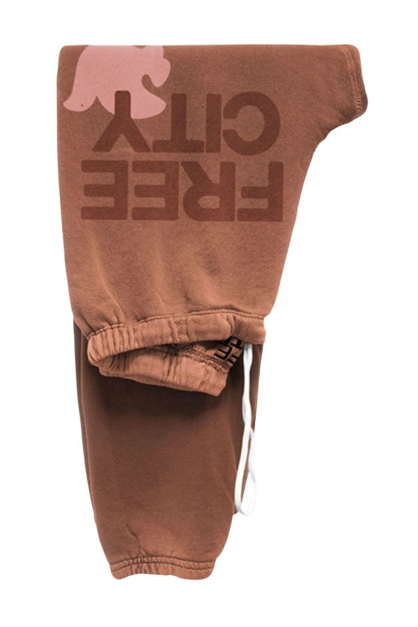 Free city Large Sweatpant - Grapefruit