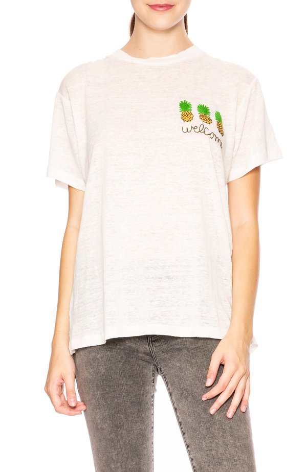 Banner Day Welcome Pineapple Tee Garmentory