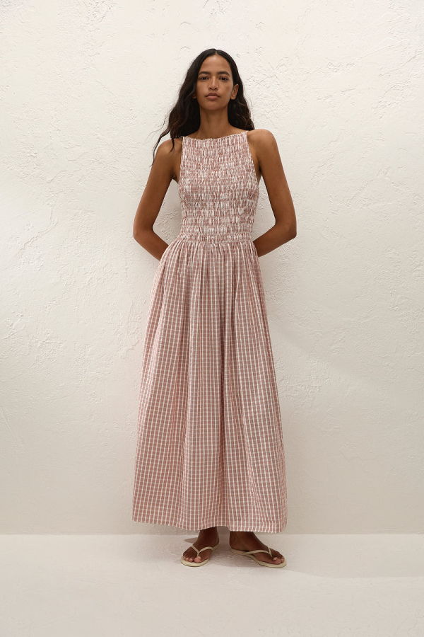 Faithfull The Brand Laia Dress Paloma Check