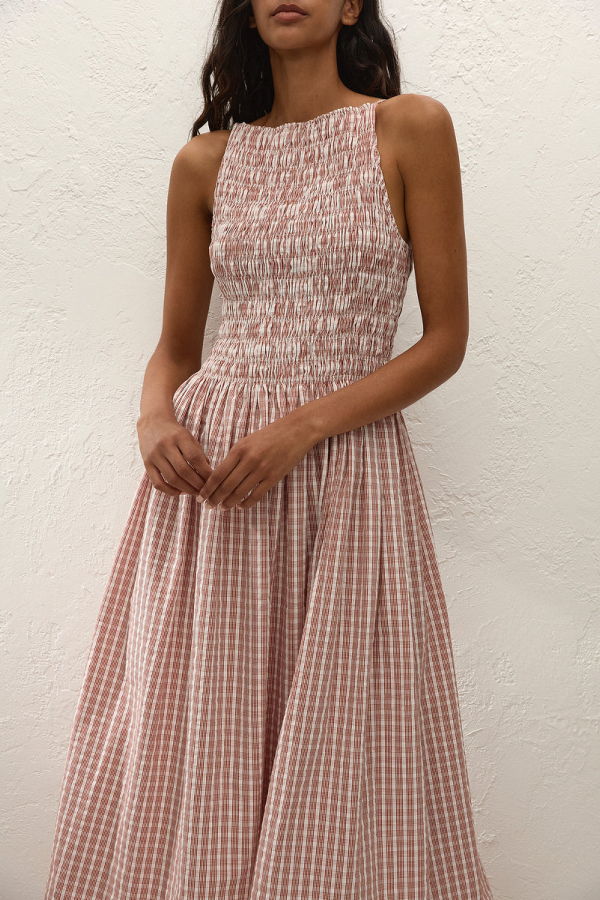 Faithfull The Brand Laia Dress Paloma Check