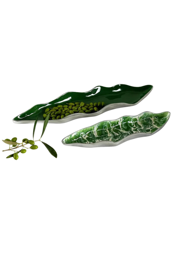 Lunares Verdura Olive Dish