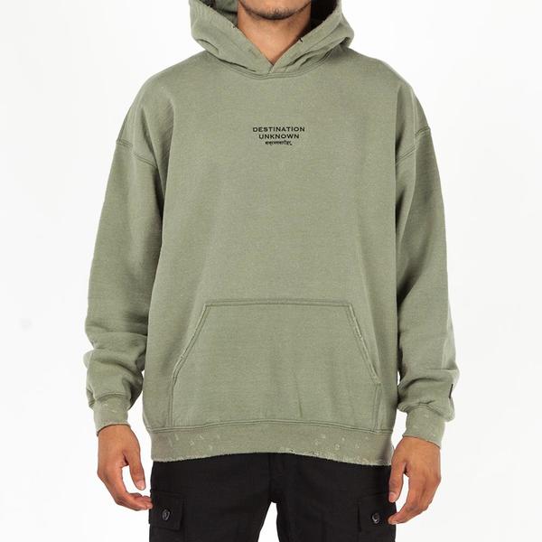 Liberaiders Embroidered Pullover Hoodie - Olive | Garmentory