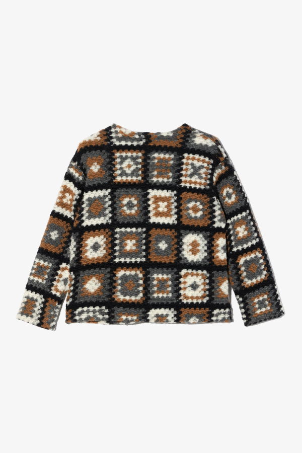Engineered Garments Knit Cardigan Wool Poly Chenille