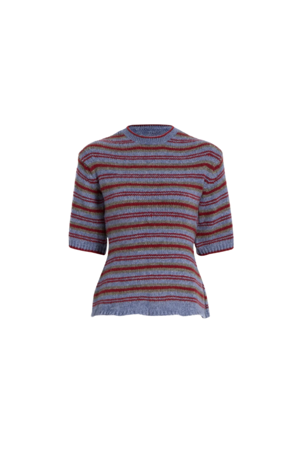 Proenza Schouler Dana Sweater - Periwinkle Stripe