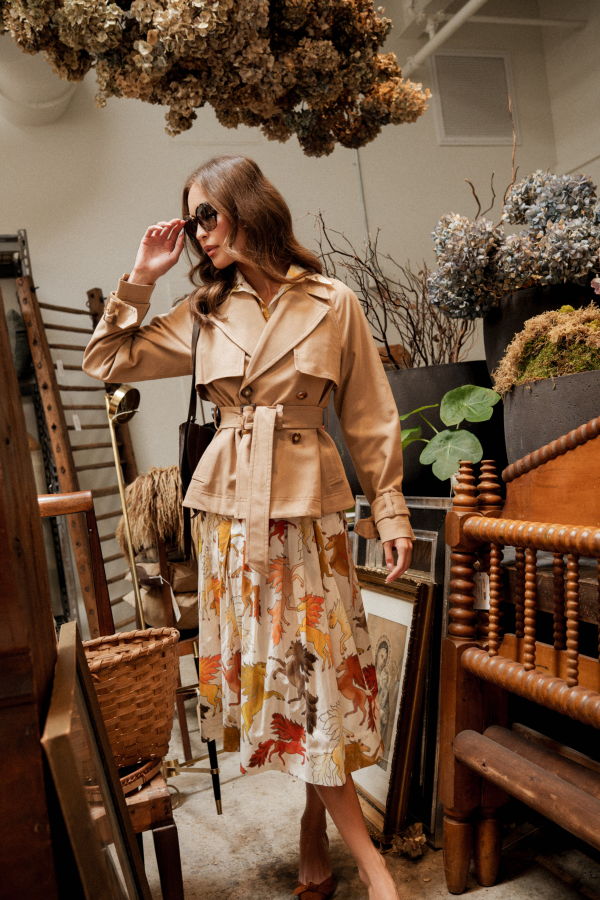 Veronica Beard Lazaro Dickey Jacket - Heritage Khaki