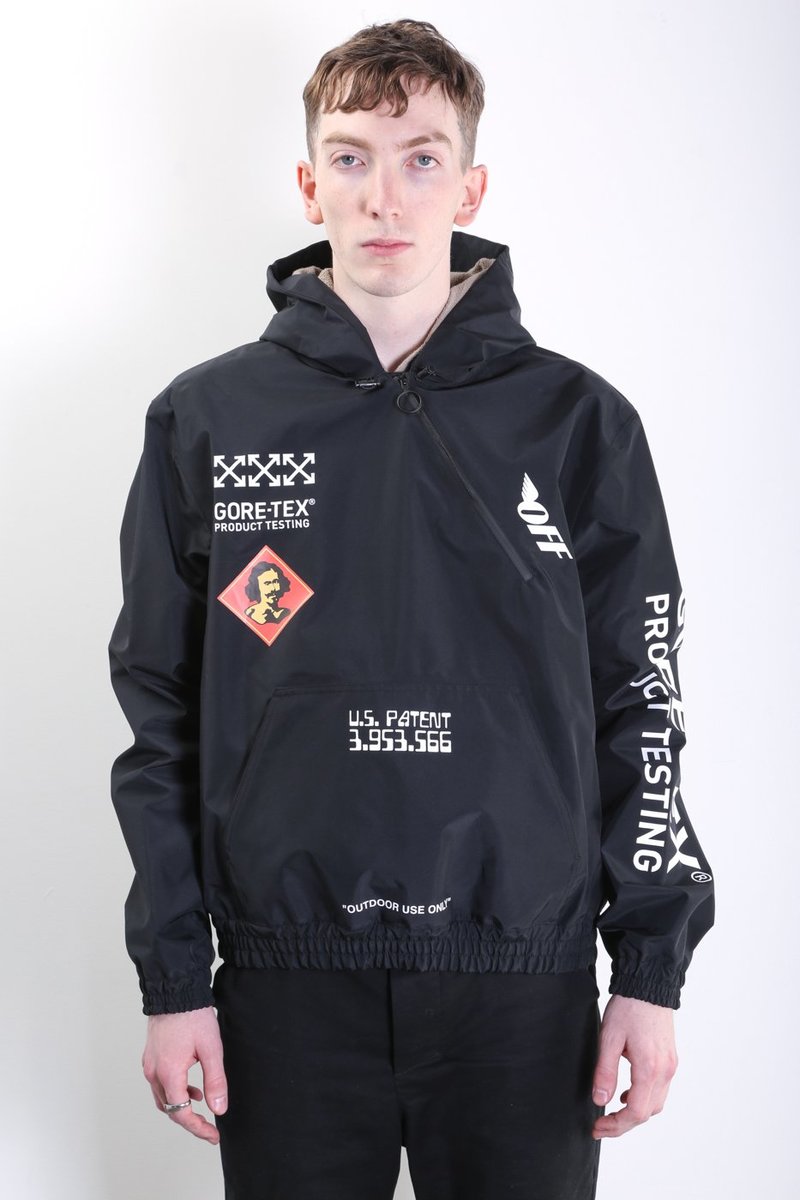 OFF-WHITE Exclusive Hoodie 16AW 東京限定 OFF-WHITE Basquiat Graphic Hoodie White/Black/Red Men's - SS19 - US