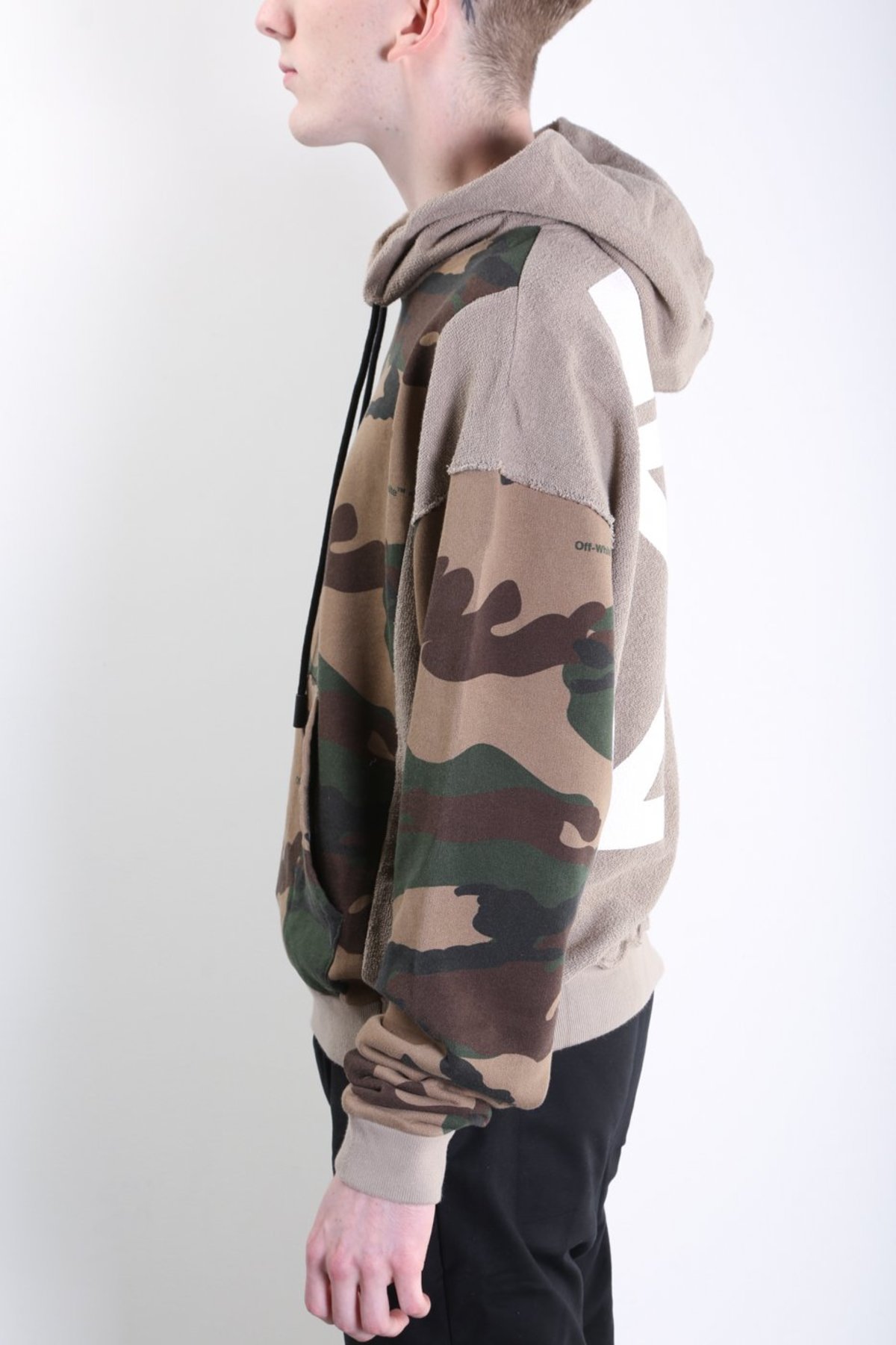 Off-White c/o Virgil Abloh Reconstructed Hoodie - Camo