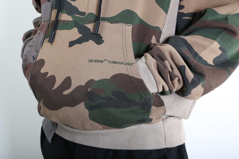 即発 OFF WHITE 18FW ARROW RECONSTRUCTURED CAMO HOODIE PARKA 即発 OFF WHITE 18FW ARROW RECONSTRUCTURED CAMO HOODIE PARKA