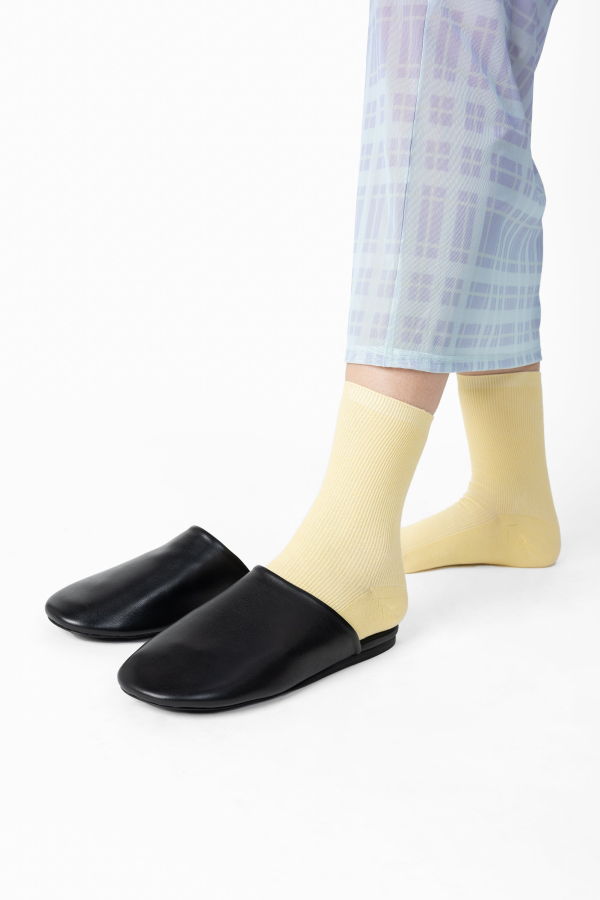 INTENTIONALLY __________. Kuhl Leather Mule