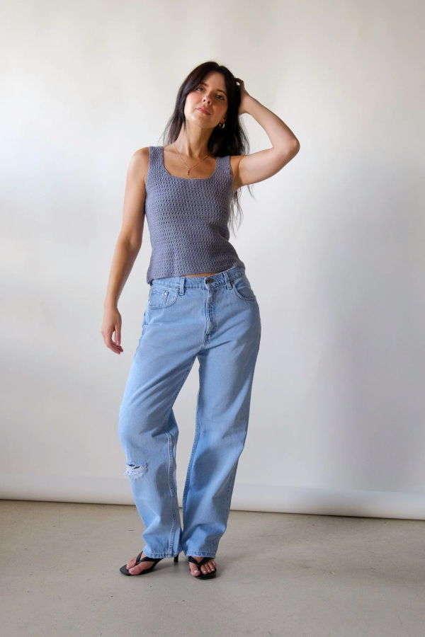 Levi's 30x31 Silvertab High Rise Straight Leg Loose Fit Jeans