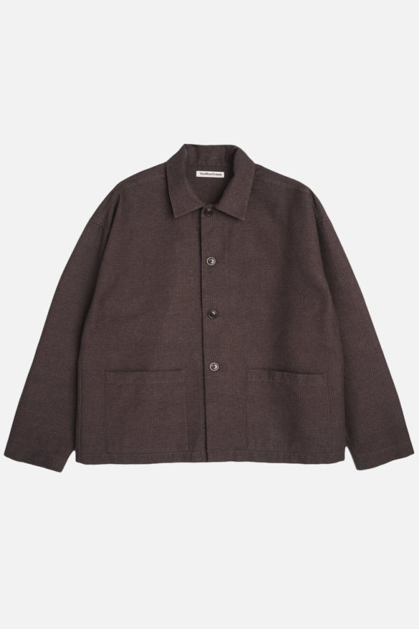 YMC PJ Overshirt - Brown Multi